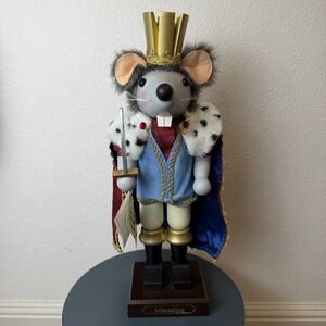 Vtg Christian Ulbricht 18" Mouseking Nutcracker Rare Erzgebirge Ballet